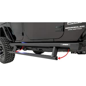 ActionTrac 65-Inch Retractable Powered Running Boards, Select Jeep Wrangler JL