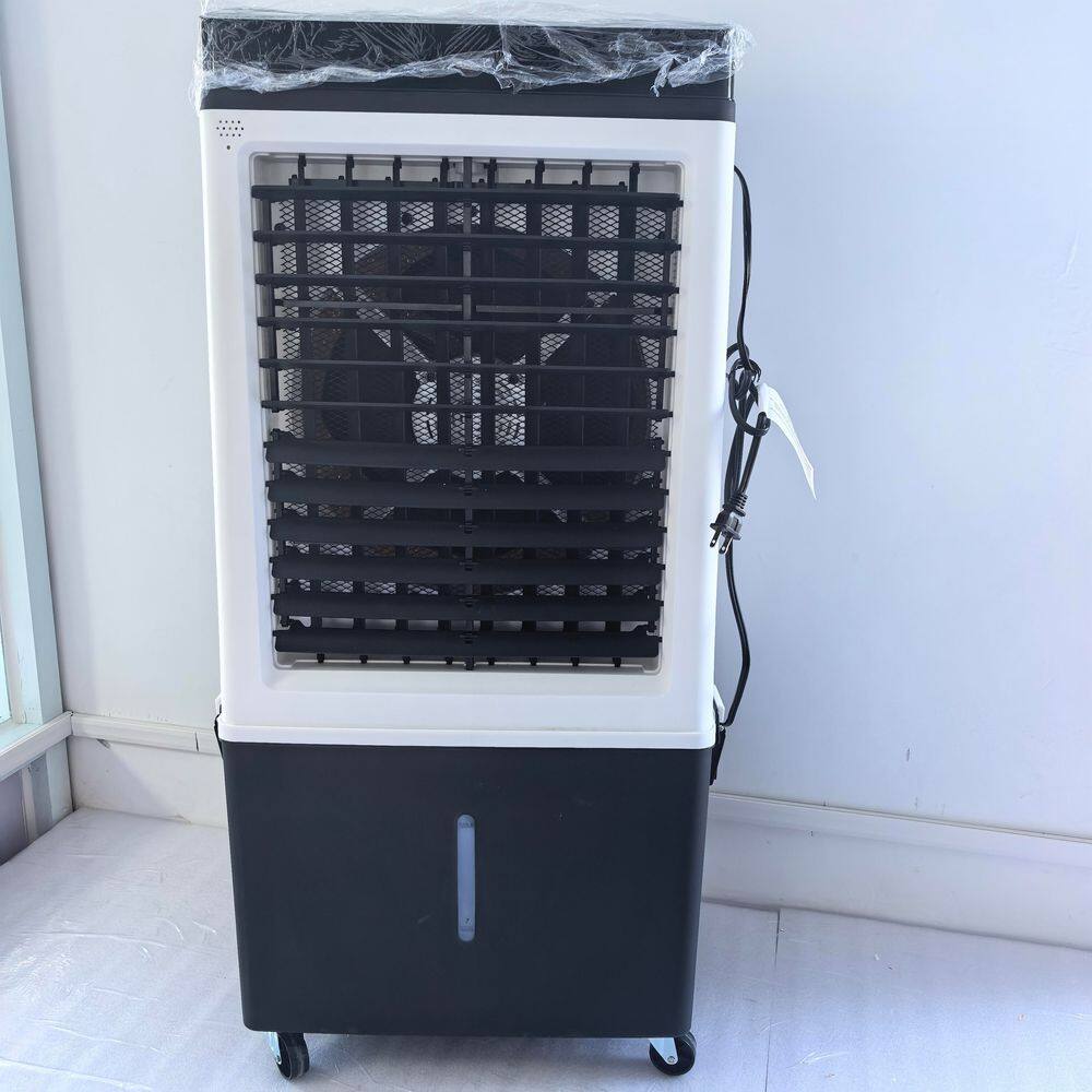 7.9 Gal. 3-Speed High-Performance Evaporative Cooler, 17.0MPH Wind, 3-Sided Wet Curtain and Dual Fill Design price history on PriceWatchPro