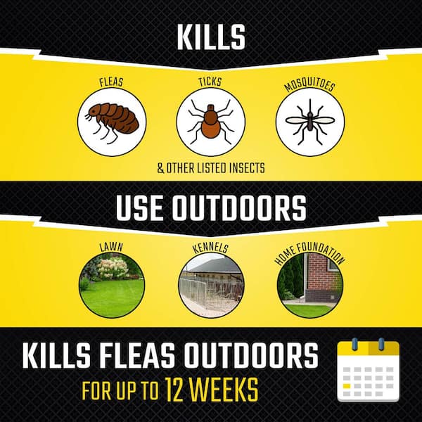 32 oz. Flea and Tick Killer Concentrate Ready-to-Spray Yard Treatment (Insect Killer) (4-Pack)