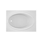 NOVA 60 in. x 42 in. Acrylic Rectangular Drop-in Whirlpool Bathtub in White