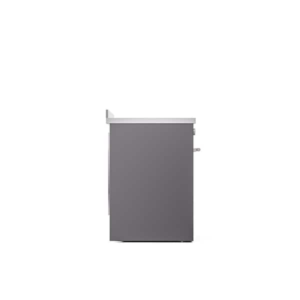 Professional Plus II 30 in. 4 Zone Freestanding Induction Range in Matte Graphite