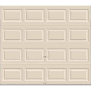 Classic Steel Short Panel 8ft x 7ft Insulated 6.5 R-Value Almond Garage Door without windows