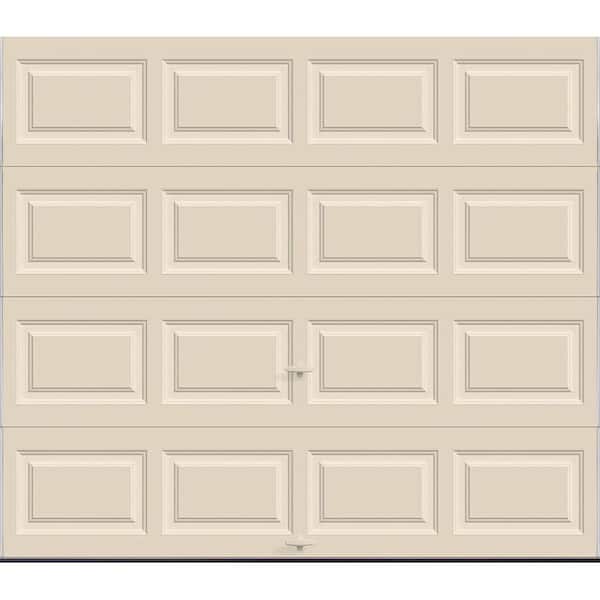 Clopay Classic Steel Short Panel 9ft x 7ft Insulated 6.5 R-Value Almond Garage Door without windows