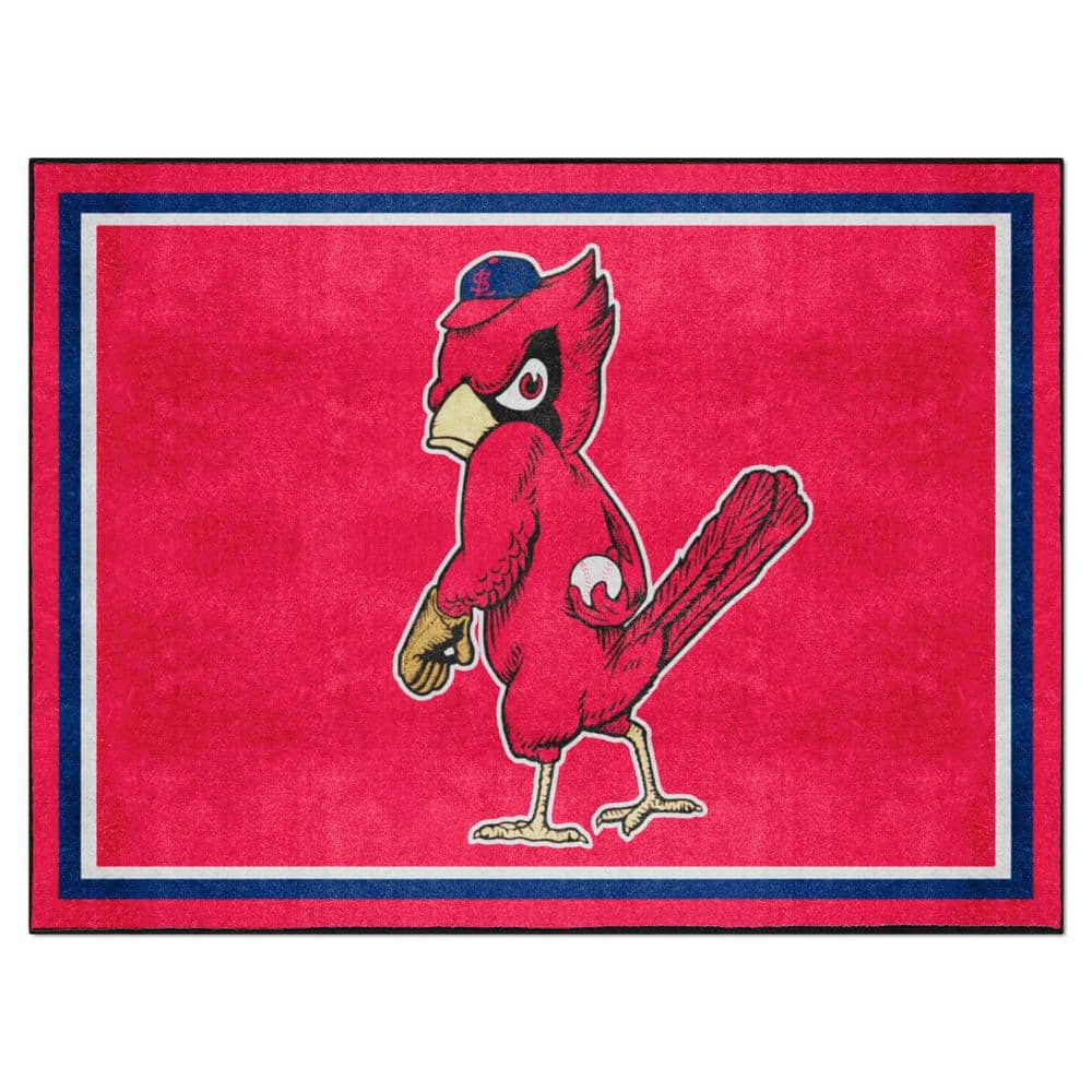 FANMATS MLB - St. Louis Cardinals Red 8 ft. x 10 ft. Indoor Area Rug 20341  - The Home Depot