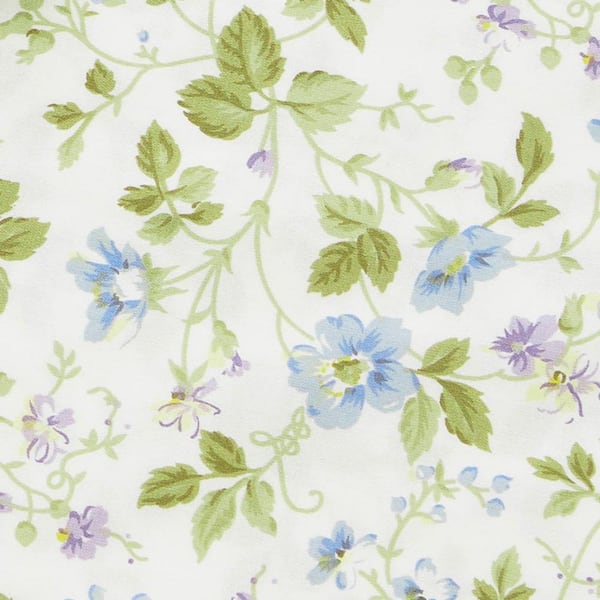 Laura Ashley Quartet Cotton Sateen Floral Pattern Sheet Set - Queen