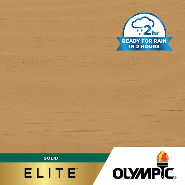Olympic Elite 8 oz. SC-1067 Rawhide Solid Advanced Exterior Stain and Sealer in One