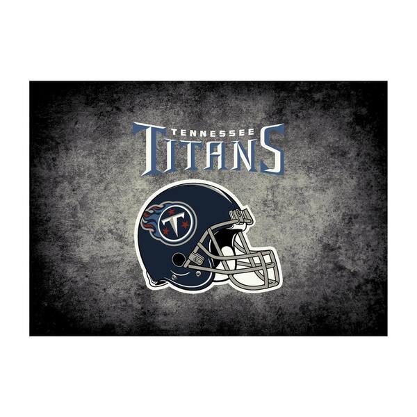 IMPERIAL TENNESSEE TITANS 6 ft. X 8 ft. DISTRESSED RUG