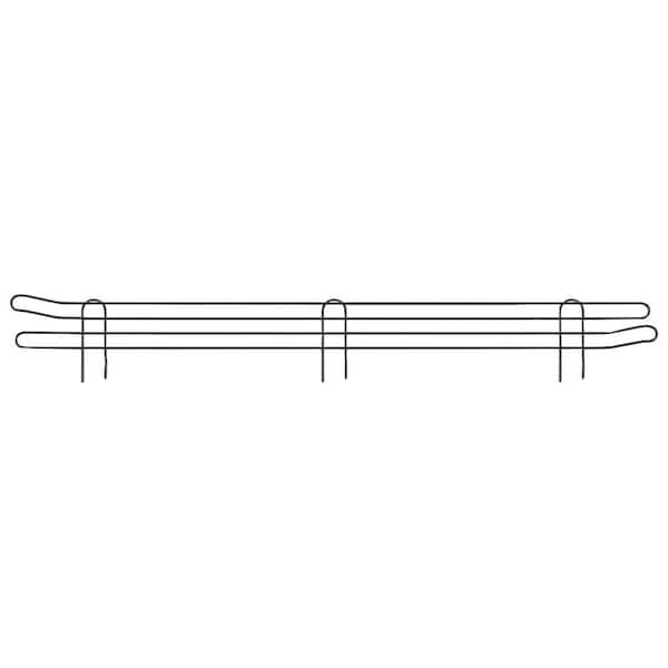 Honey-Can-Do 48 in. Steel Shelf Anti-Slide Screen in Black