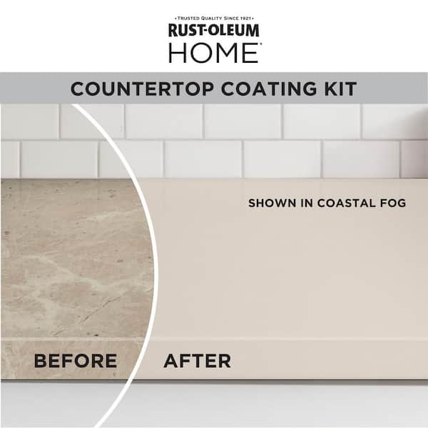 1 qt. Coastal Fog Satin Interior Countertop Paint Kit