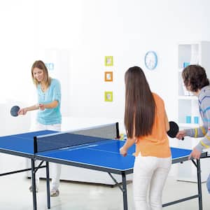 6 ft. x3 ft.  Portable Tennis Ping Pong Folding Table w/Accessories Indoor Outdoor Game