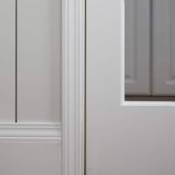 MMI DOOR 60 in. x 80 in. Both Active Primed Composite Clear Glass