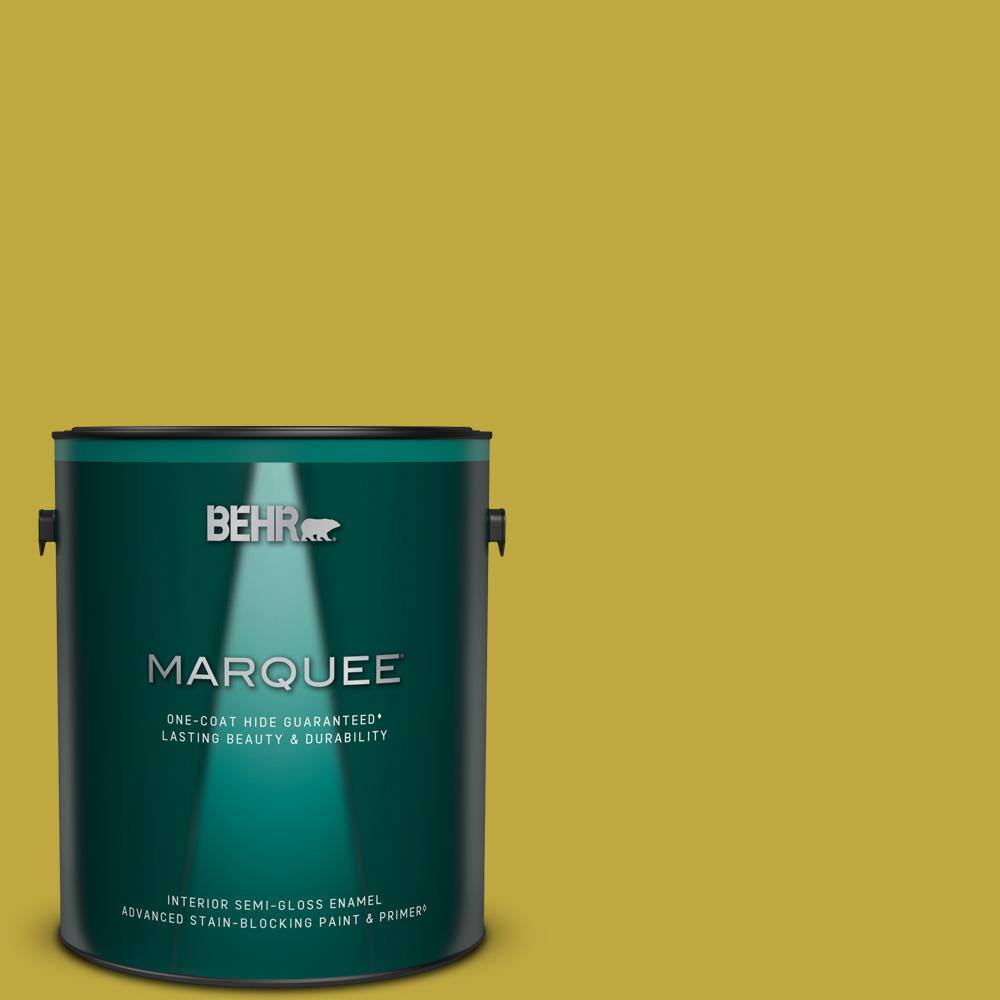 1 gal. #P330-6 Margarita Semi-Gloss Enamel Interior Paint & Primer