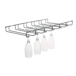 Wine Glass Hanger Glassware Storage Holder Bar Rail Rack Home Dining BarHolderTO 