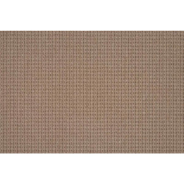 Natural Harmony 6 in. x 6 in. Loop Carpet Sample - Upland Heights - Color Espresso