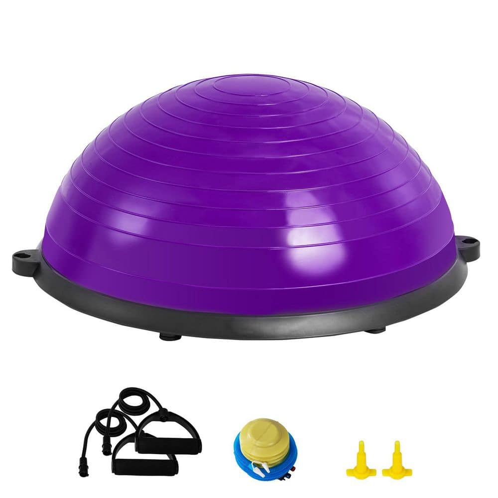 SKYSHALO Half Exercise Ball Trainer, 23 in. Balance Ball