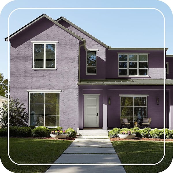 BEHR ULTRA 1 qt. #PPU17-02 Oriental Eggplant Semi-Gloss Enamel