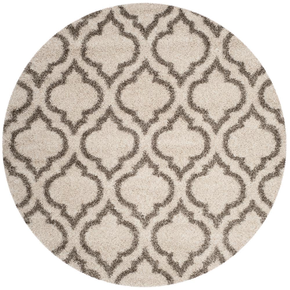 Hudson 5 ft. x 5 ft. Ivory/Gray Geometric Round Rug price history on PriceWatchPro
