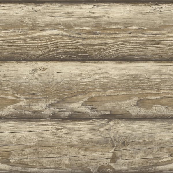 Chesapeake 20.50 in. W x 396 in. L Light Brown Bunkhouse Wallpaper
