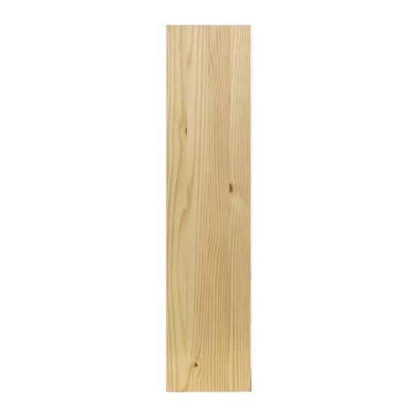Unbranded Common: 21/32 in. x 18 in. x 6 ft.; Actual: 0.656 in. x 17.25 in. x 72 in. Edge-Glued Pine Panel