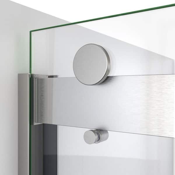 DreamLine Sapphire-V 60 in. W x 76 in. H Sliding Semi Frameless DreamLine Sapphire-V 60 in. W x 76 in. H Sliding Semi Frameless
