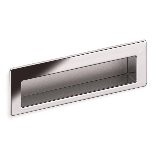 Z078 Series 3 4 In Center To Polished Chrome Flush Cabinet Pull 53358 The Home Depot Polished Chrome Flush Cabinet Pull, Recessed Cabinet Pulls Home Depot