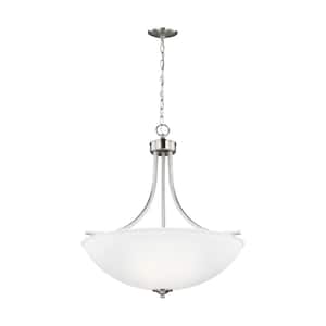 Geary 4-Light Brushed Nickel Pendant