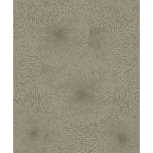 Monrovia, Zion Coffee Starburst Paper Non-Pasted Wallpaper Roll (Covers 57.8 sq. ft.)