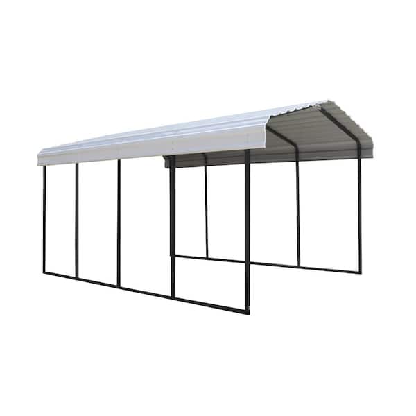 Arrow 12 ft. x 20 ft. x 9 ft. Eggshell Carport