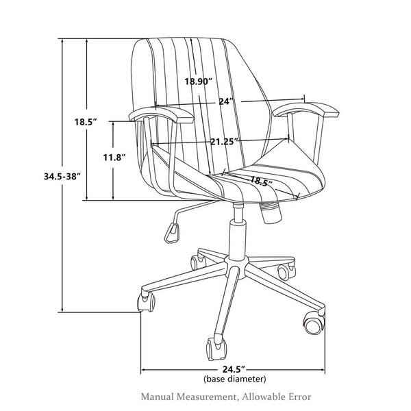 Guide to office chair base dimensions