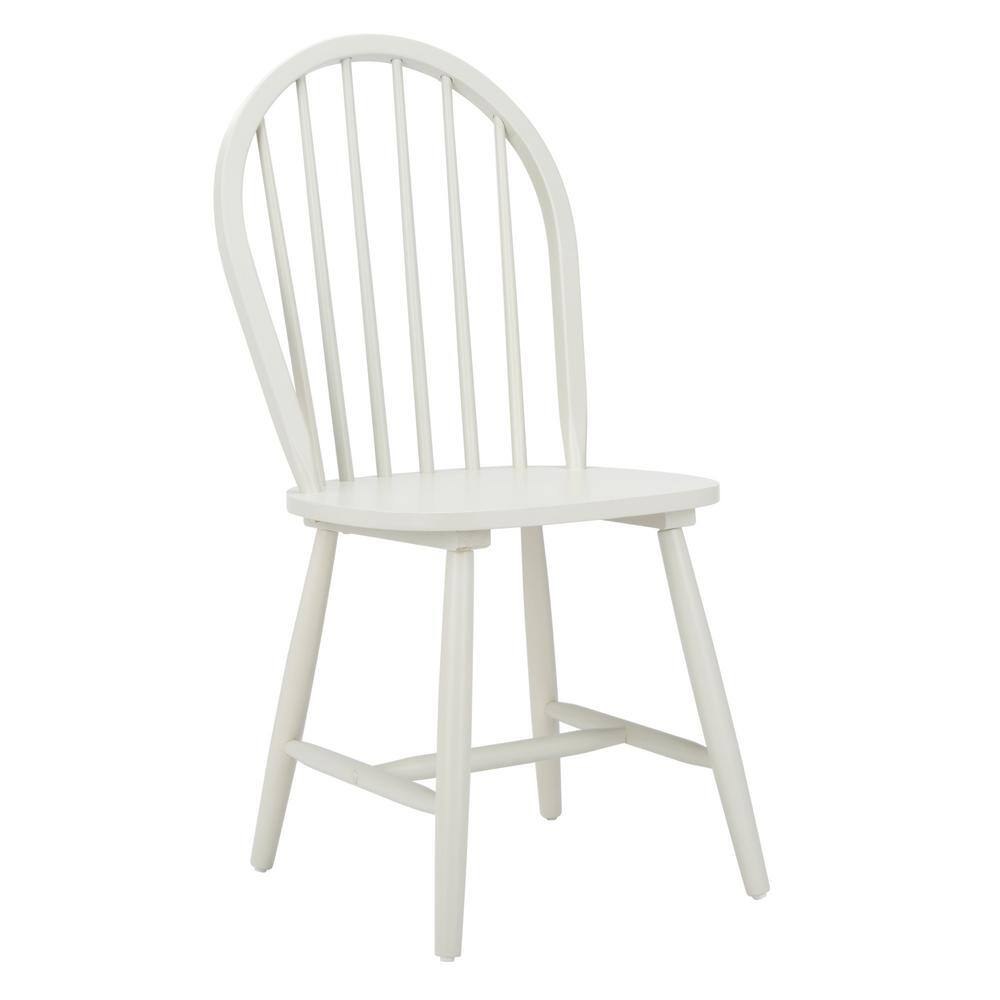 Camden Off-White High Back Windsor Side Chair Set