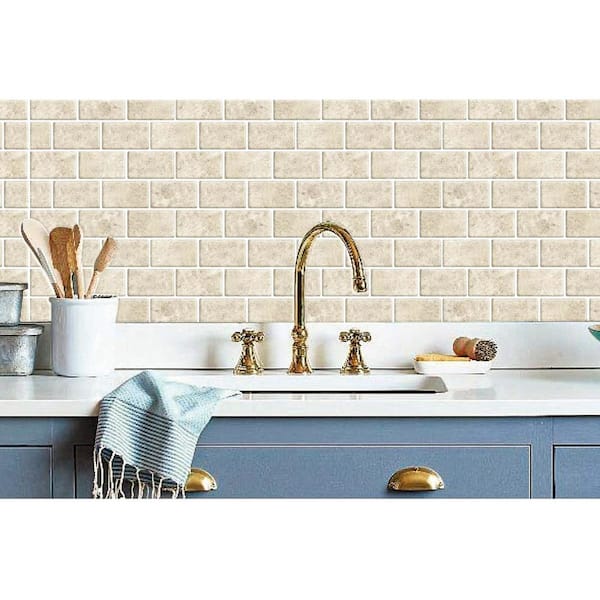 Makes a beautiful kitchen backsplash. Use:Peel And Stick Backsplash ,Self  Adhesive Wall Tiles. Upd…