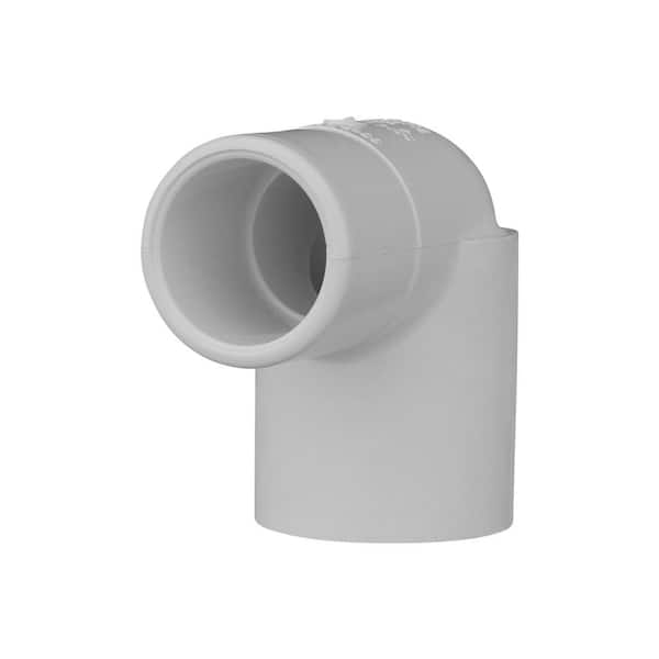 Charlotte Pipe 2 in. PVC Schedule. 40 90-degree Spigot x S Street Elbow ...