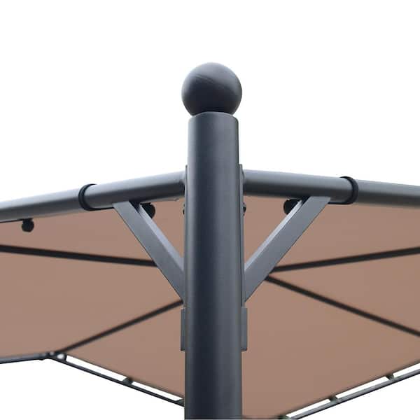 11 ft. x 11 ft. Steel Butterfly Gazebo
