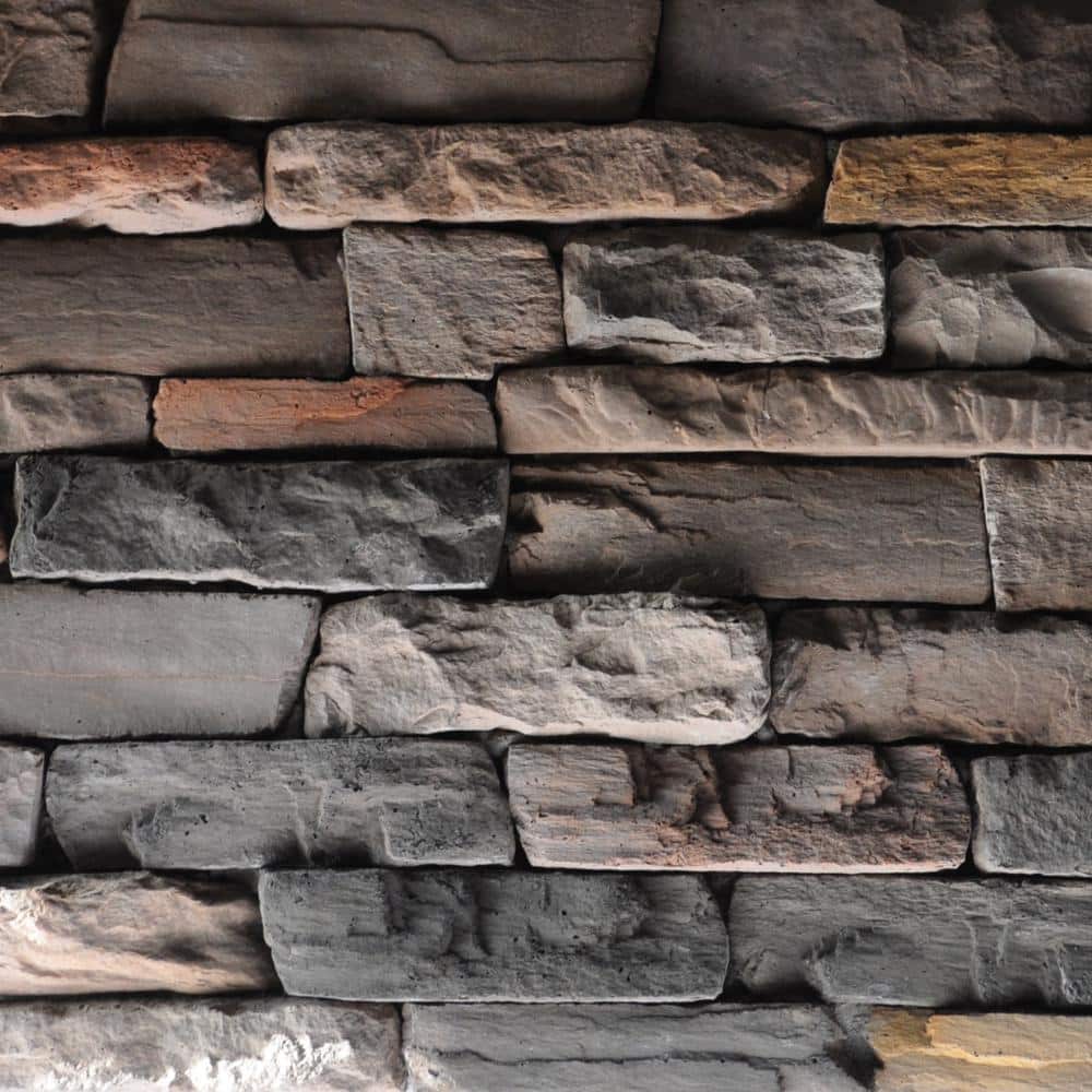 Traditional 1.5 to 4 in. x 5 in. to 9 in. Shiloh Ledge Stone Concrete Stone Veneer (150 sq. ft./Crate) price history on PriceWatchPro