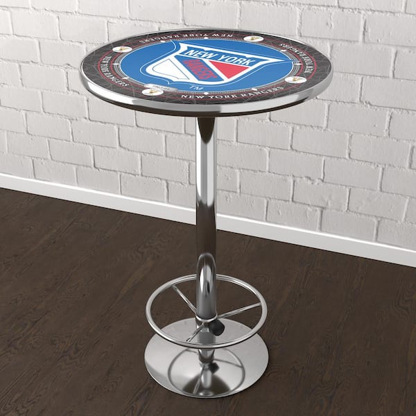 Unbranded New York Rangers Throwback Blue 42 in. Bar Table