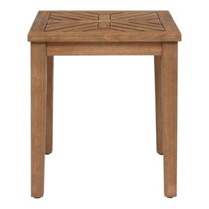 21.65 in. Woodford Eucalyptus Wood Outdoor Side Table