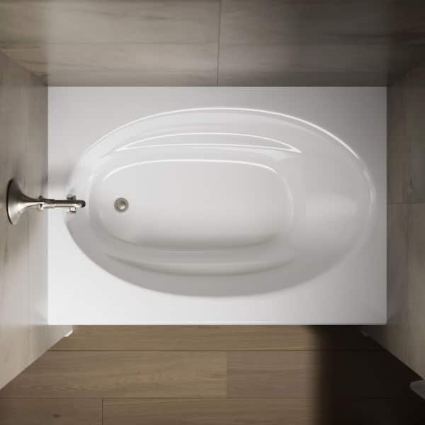 KOHLER Windward 60 in. x 42 in. Soaking Bathtub with Left