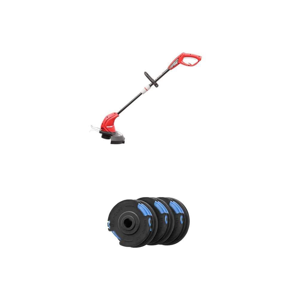 Homelite 13 in. 4 Amp Straight Electric String Trimmer with 0.065