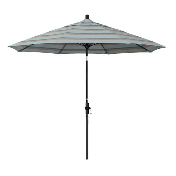 California Umbrella 9' Round shops Aluminum Market Umbrella, Crank Lift, Auto Tilt,