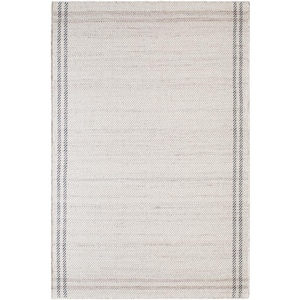 Mardin Gray/Ivory Stripe 4 ft. x 6 ft. Indoor Area Rug
