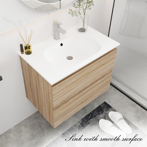 Wall-Mounted Marble Bathroom Sink