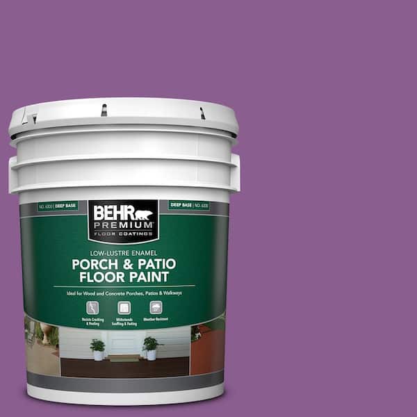 5 gal. #P100-6 Chakra Low-Lustre Enamel Interior/Exterior Porch and Patio Floor Paint