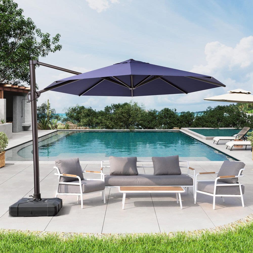 Pellebant 11 ft. x 11 ft. Round HeavyDuty 360Degree Rotation