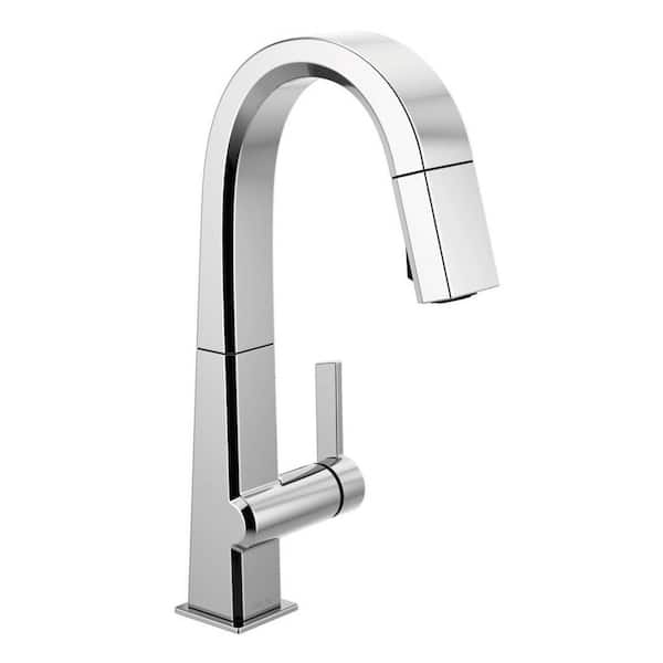 Delta Pivotal Single-Handle Bar Faucet with MagnaTite Docking in Chrome