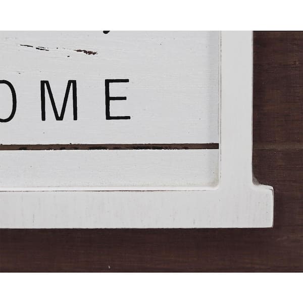 Home Sweet Home profiled decorative plaque