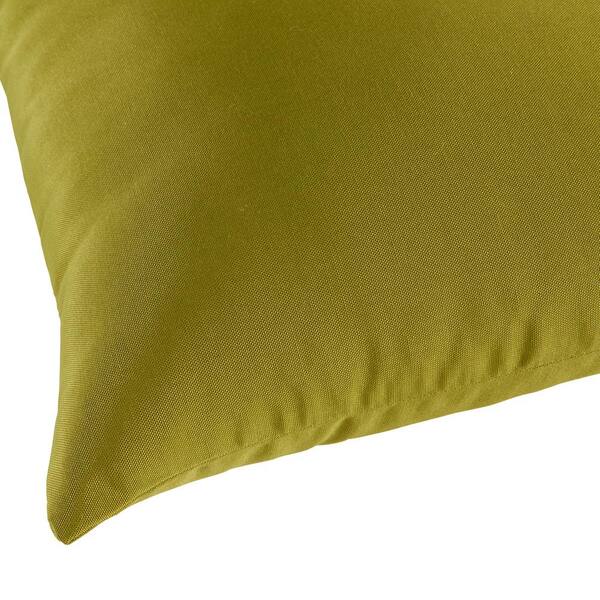 chartreuse lumbar pillow