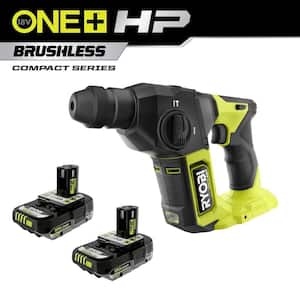 ONE+ HP 18V Brushless Cordless Compact 5/8 in. SDS Rotary Hammer with (2) 2.0 Ah HIGH PERFORMANCE Batteries