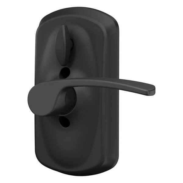 Schlage Plymouth Matte Black Electronic Keypad Door Lock with