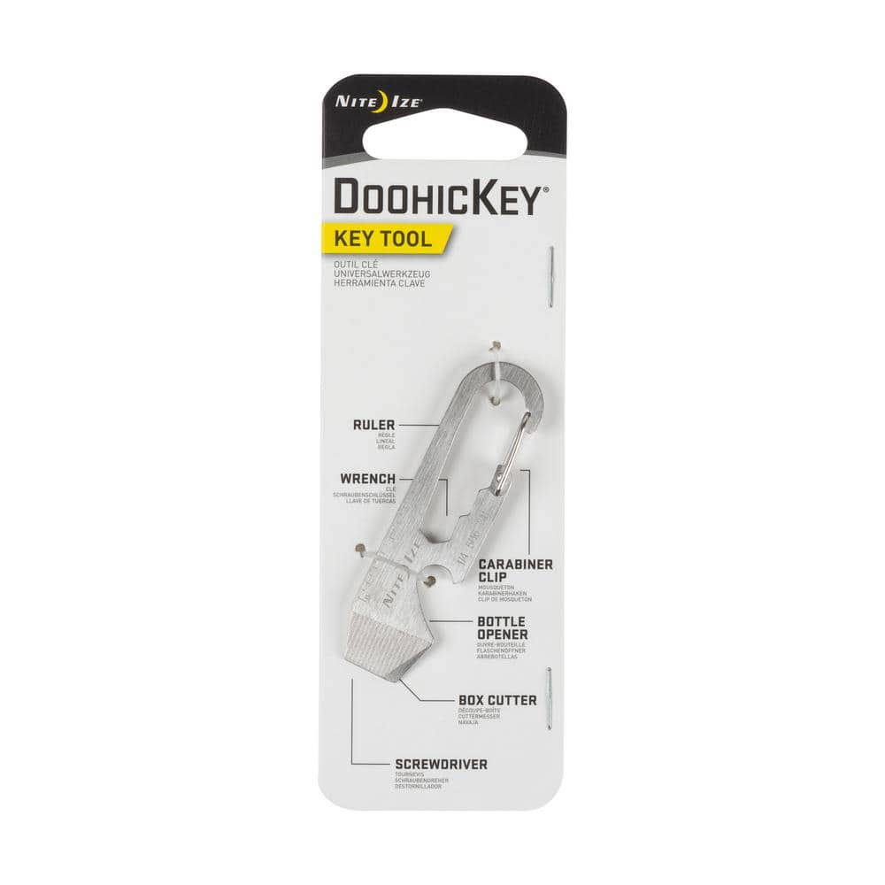 Outdoor EDC Multi Tools Mini Pocket Folded Keychain Key Holder Clip Organizer QP