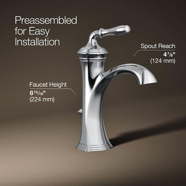 Kohler 浄水器用水栓 クローム仕上げ KOHLER Artifacts Single-Handle Pull-Down Sprayer Kitchen Faucet in